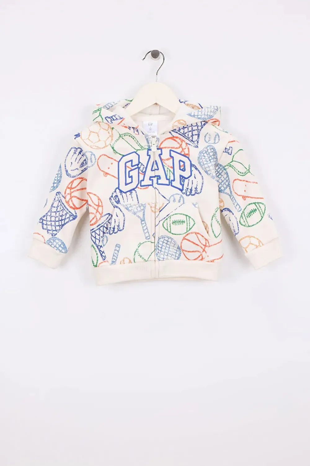 Gap Ekru Erkek Çocuk Baskılı Sweatshirt 791647003