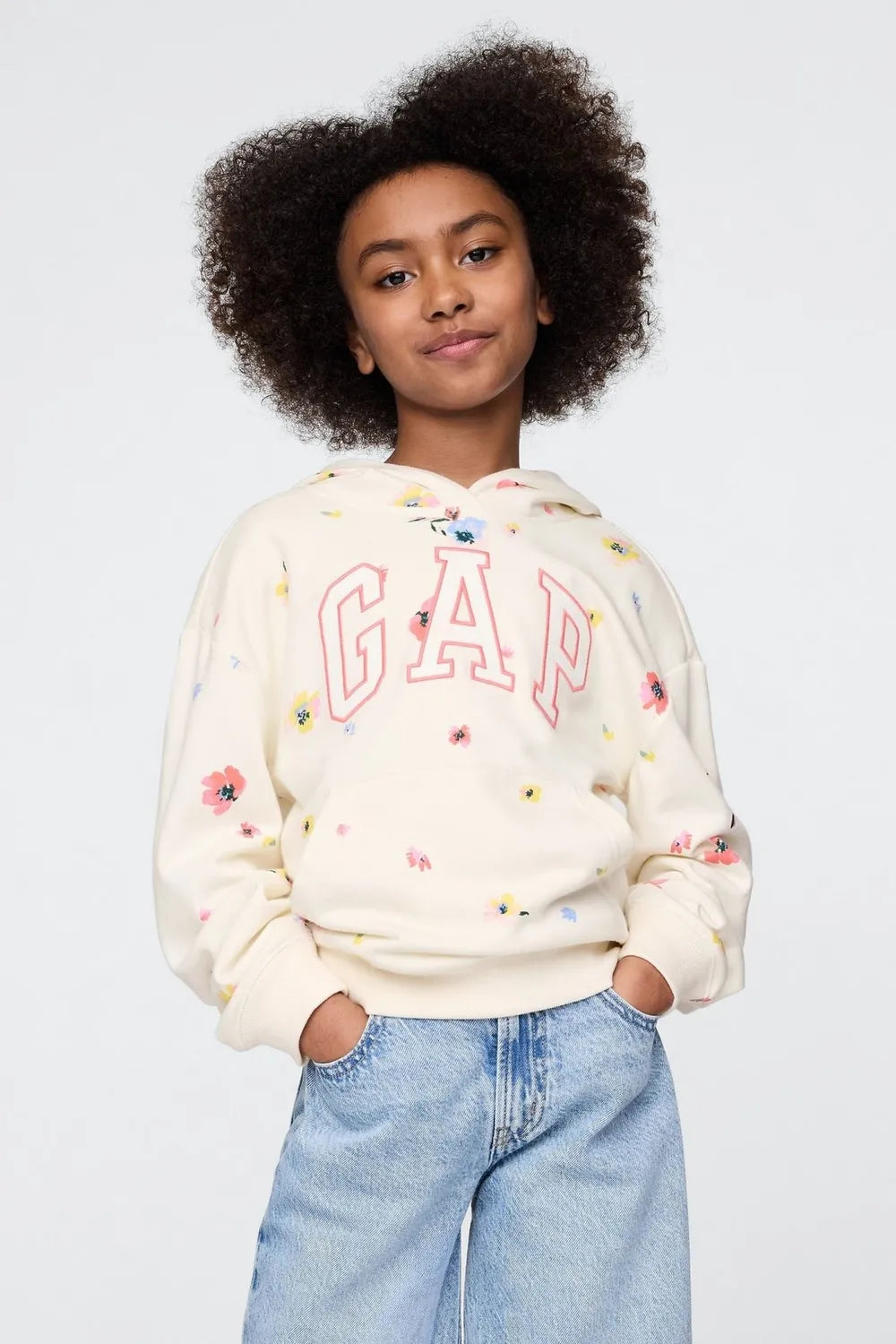 GAP Kadın Renkli Kapüşonlu Sweatshirt 723295000