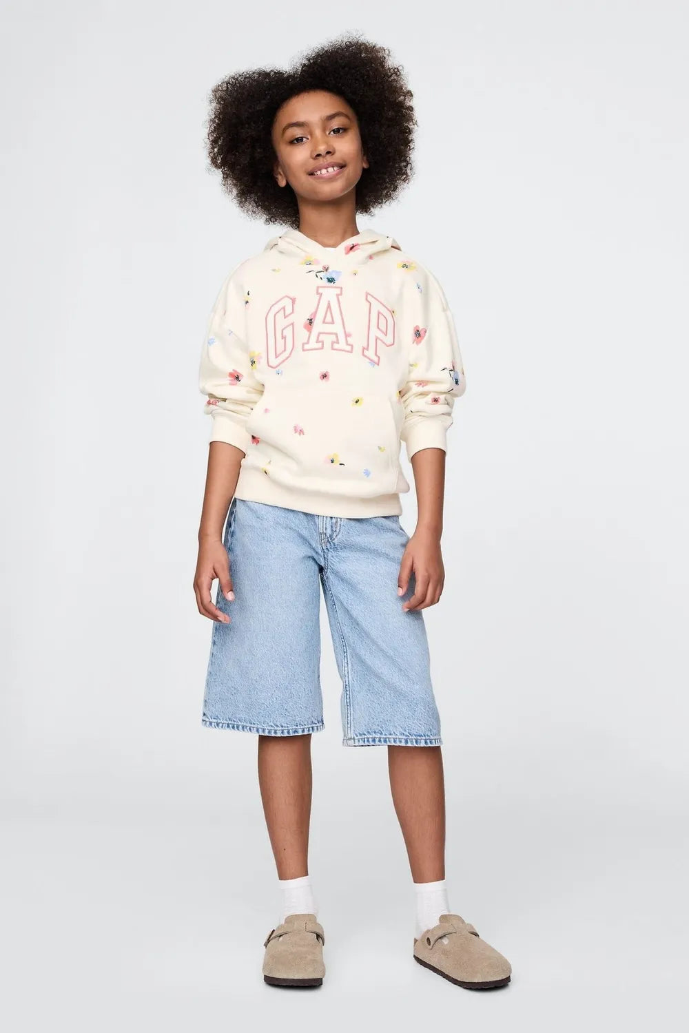 GAP Kadın Renkli Kapüşonlu Sweatshirt 723295000