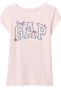 GAP V-Hs Ss Logo Tee Pudra Kız Çocuk T-Shirt 721891001