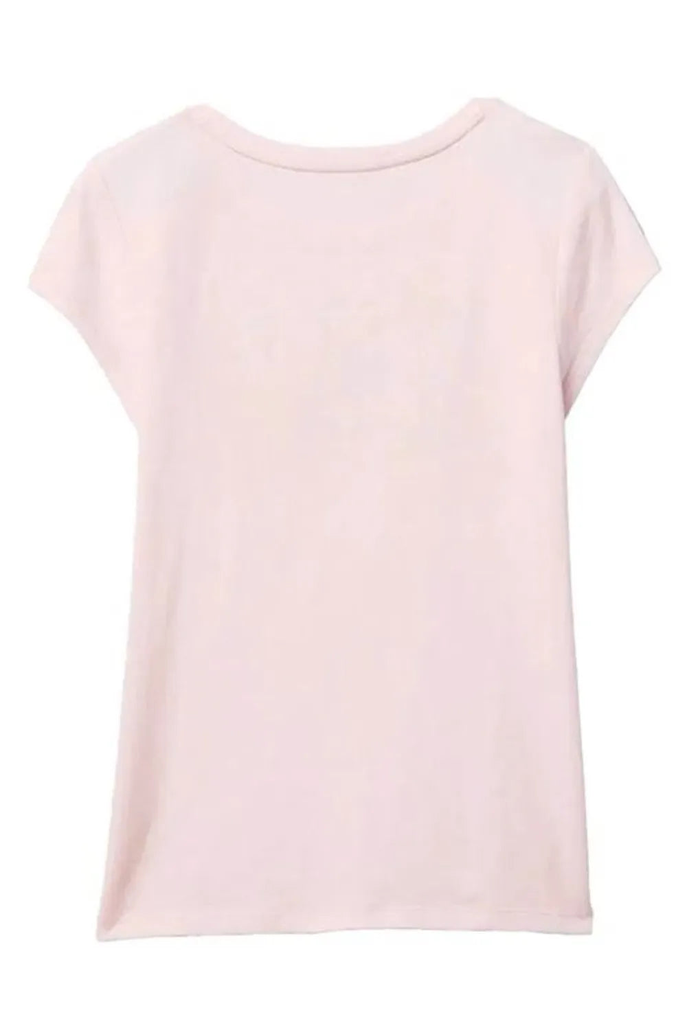 GAP V-Hs Ss Logo Tee Pudra Kız Çocuk T-Shirt 721891001
