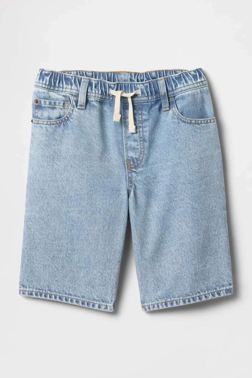 GAP Erkek Mavi V-PO Relaxed DNM Short 723848000