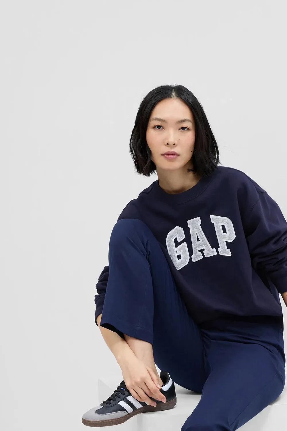 GAP Kadın Lacivert Sweatshirt 554936012