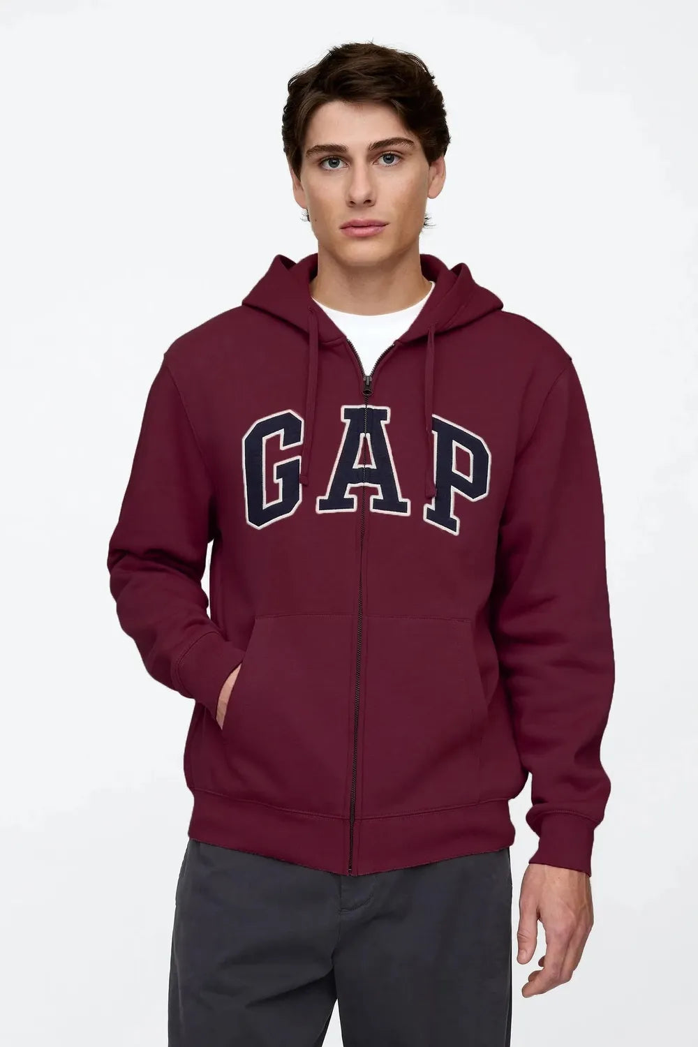 GAP Erkek Koyu Kırmızı Eşofman Altı 674144020