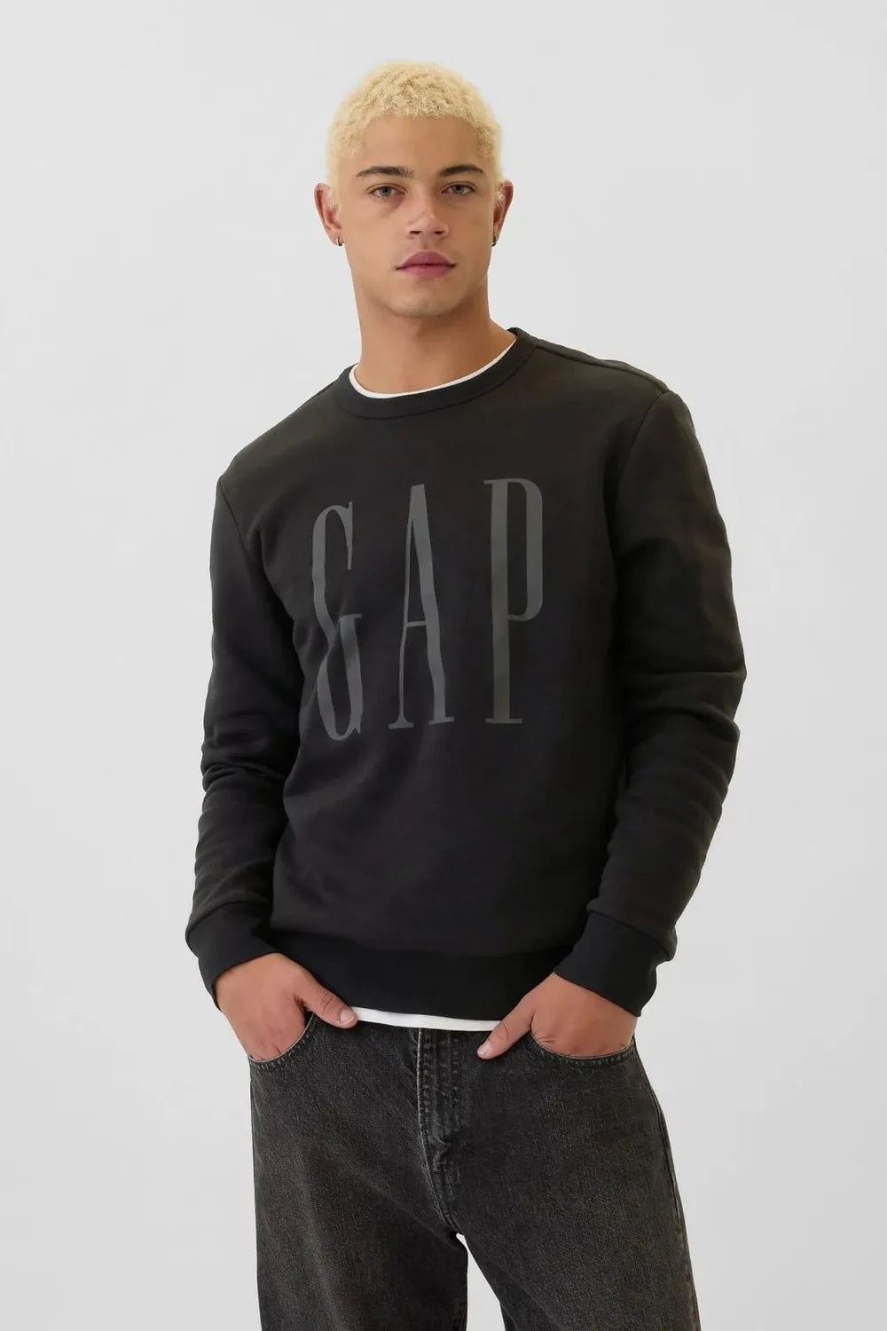 GAP Erkek Siyah Eşofman Üst 542214002