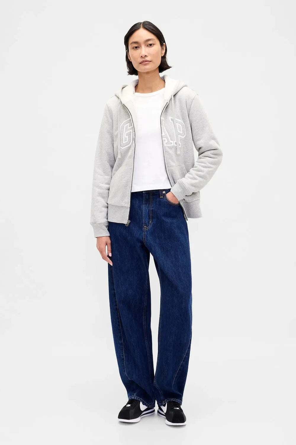 GAP Kadın Antrasit Eşofman Üst 804073004