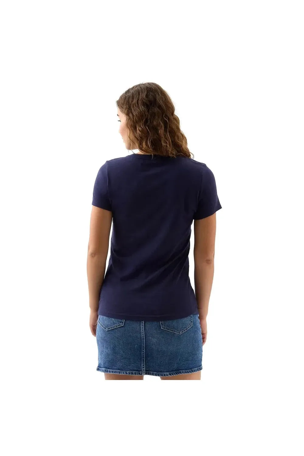 GAP Kadın Lacivert Pamuklu Tişört 729555000