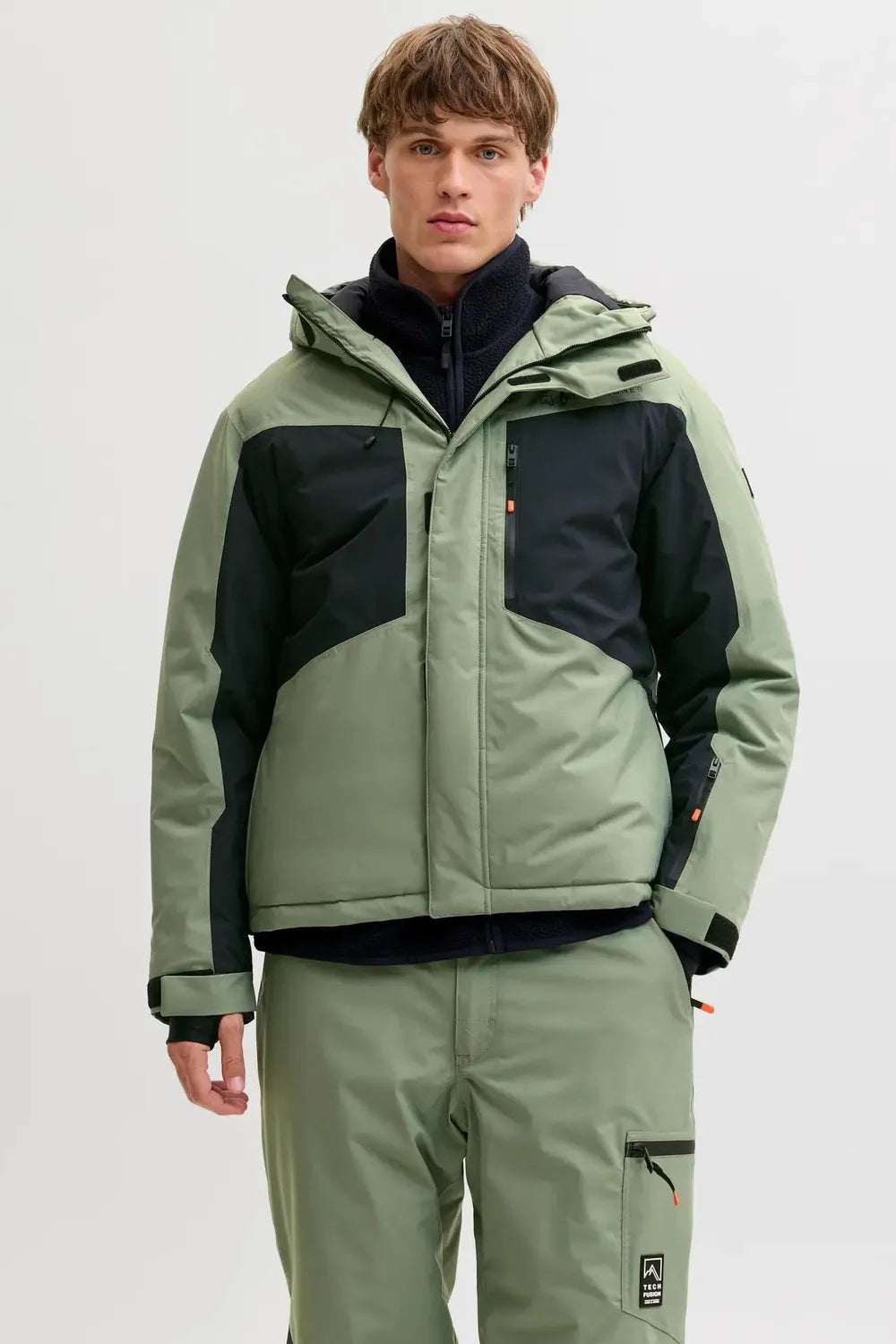 Jack & Jones Erkek Zeytin Yeşili Kaban 12284649