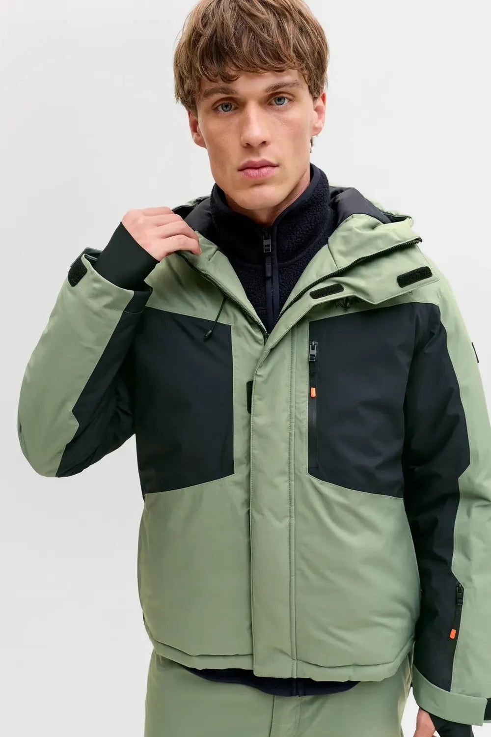 Jack & Jones Erkek Zeytin Yeşili Kaban 12284649