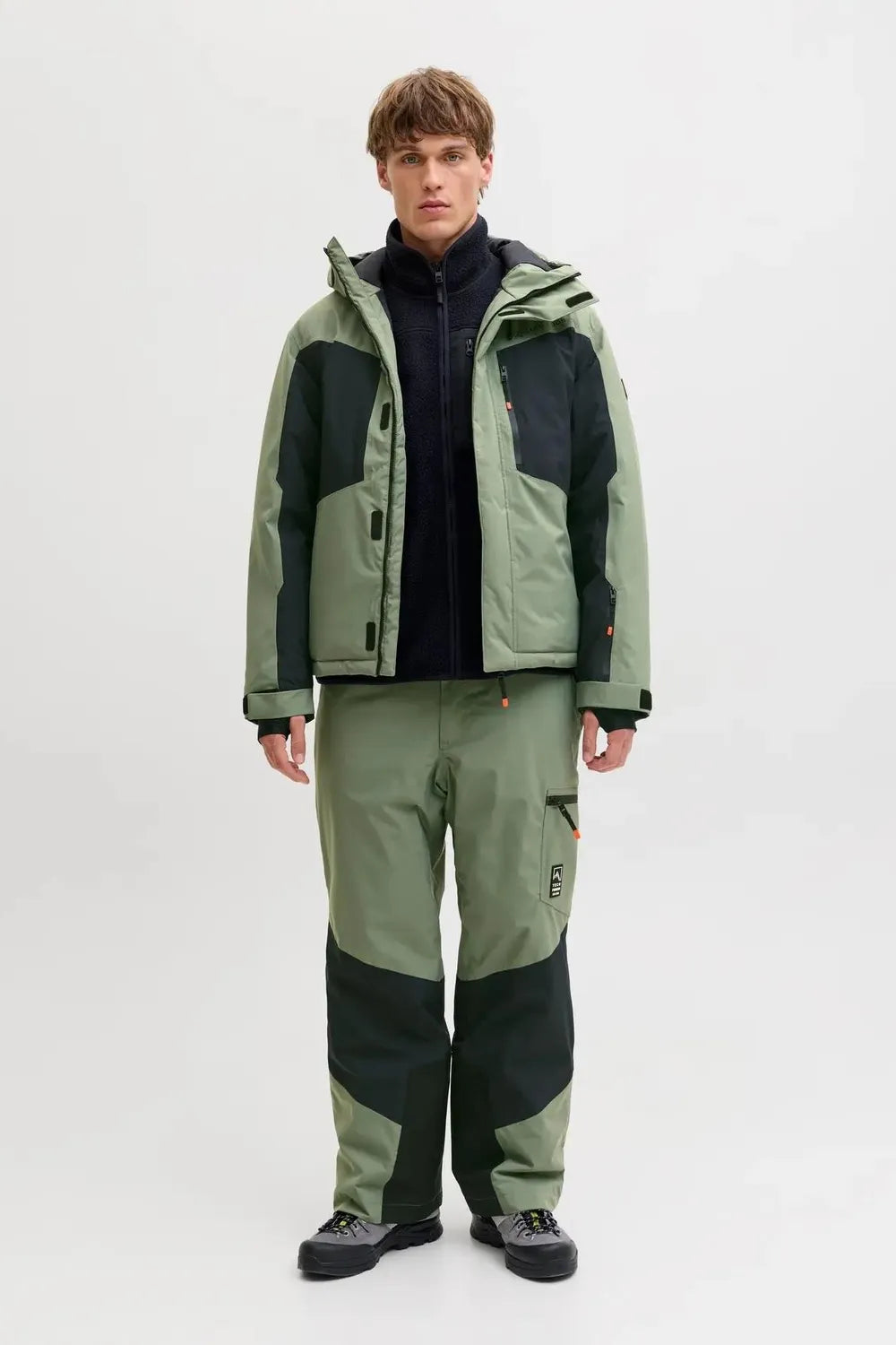 Jack & Jones Erkek Zeytin Yeşili Kaban 12284649