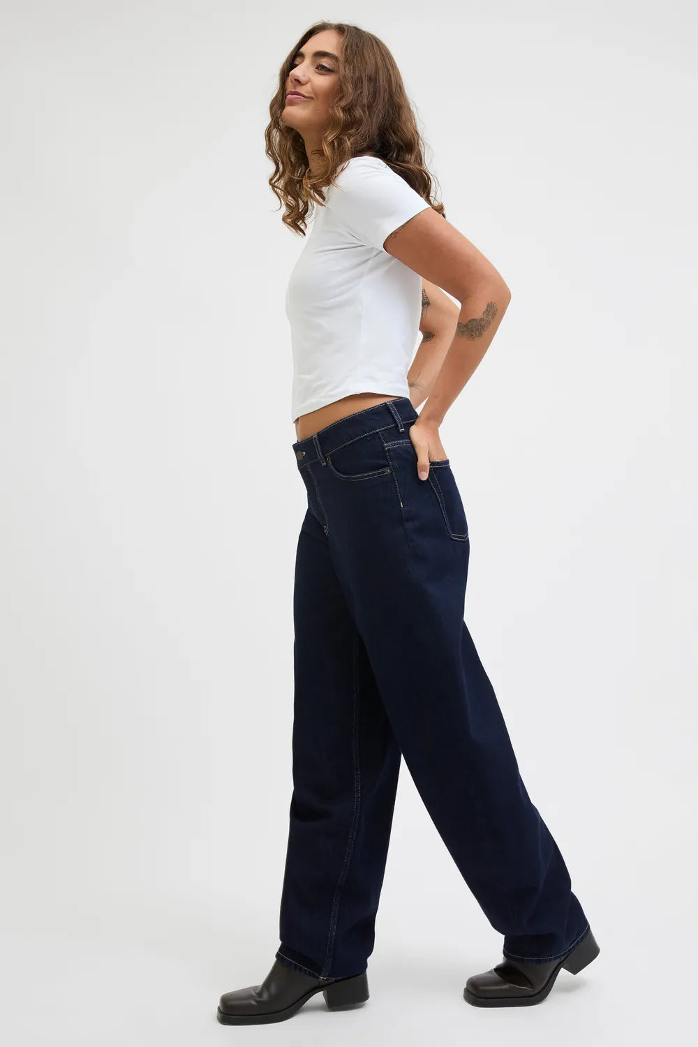 JJXX Kadın Koyu Laci·Vert Pantolon 12287824