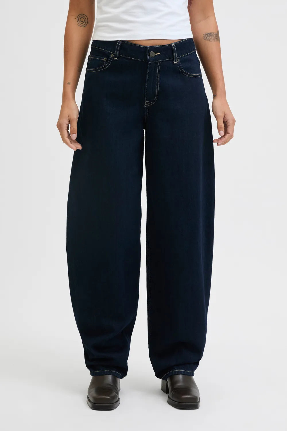 JJXX Kadın Koyu Laci·Vert Pantolon 12287824