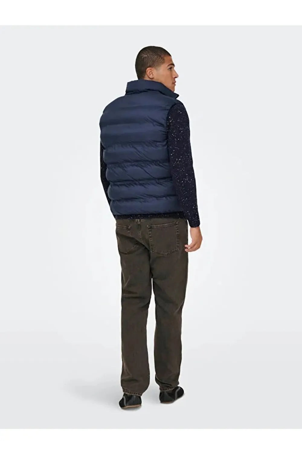 ONLY SONS Erkek Gece Koyu Lacivert Yelek 22034830