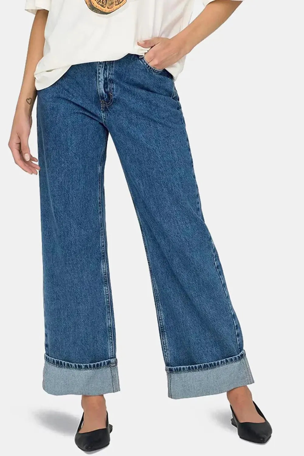 ONLY Kadın Açık Mavi Pantolon 15325823
