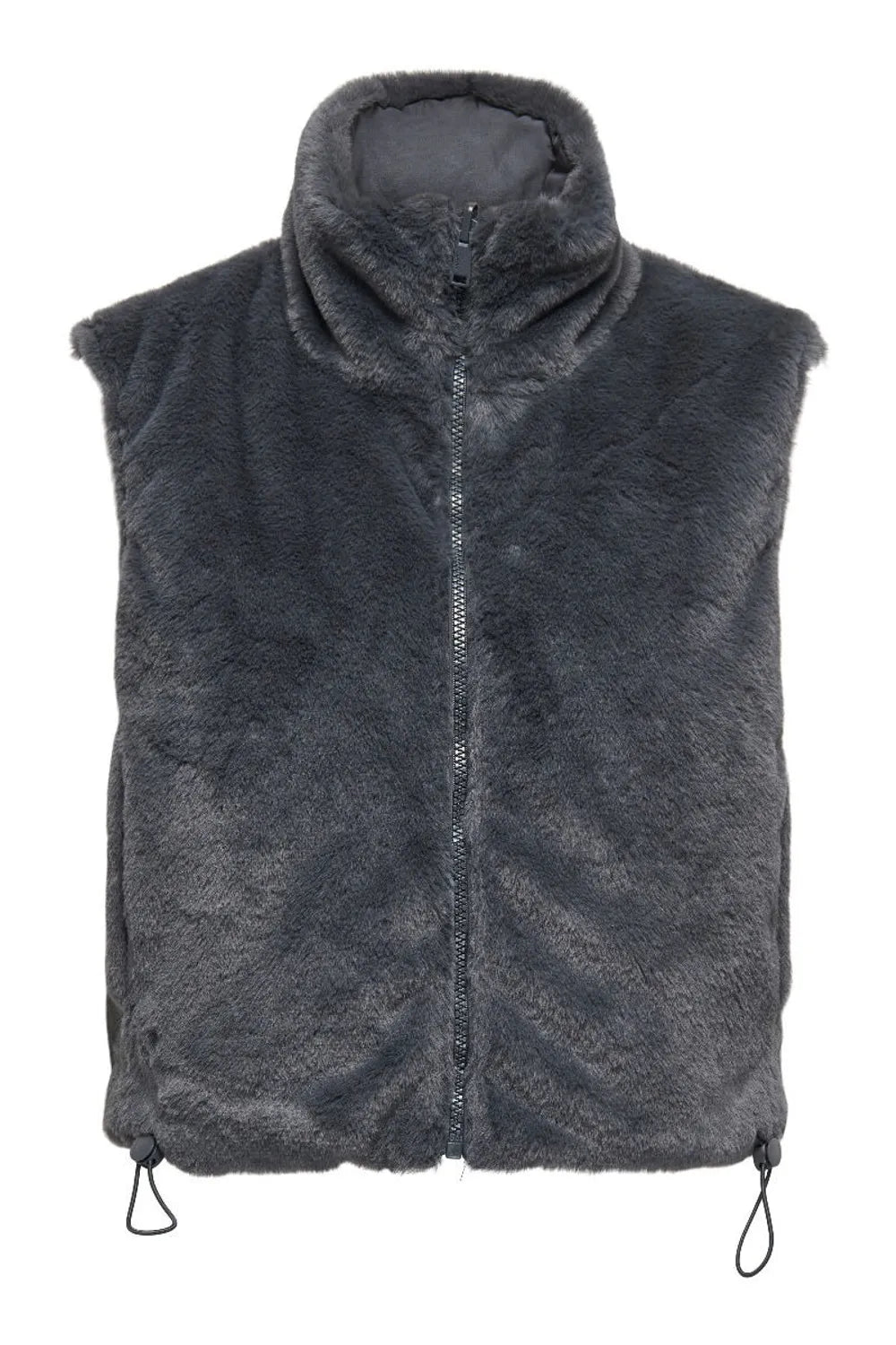 ONLY Kadın Gümüş Vizon Yelek 15348986