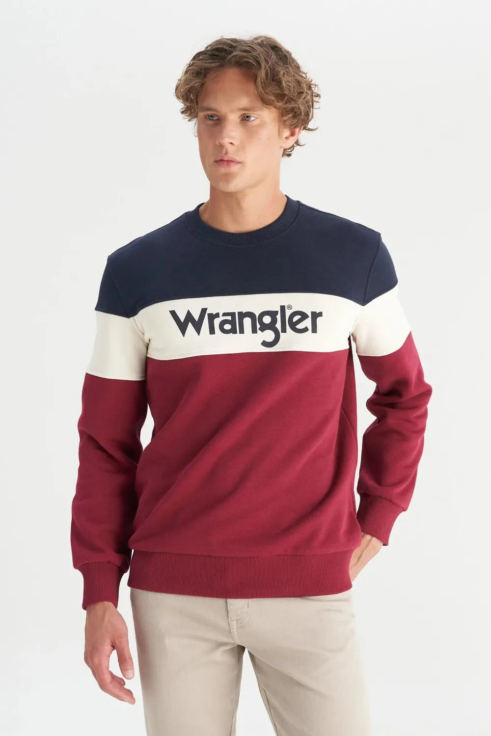 WRANGLER Erkek Petrol Mavisi Sweatshirt W242284