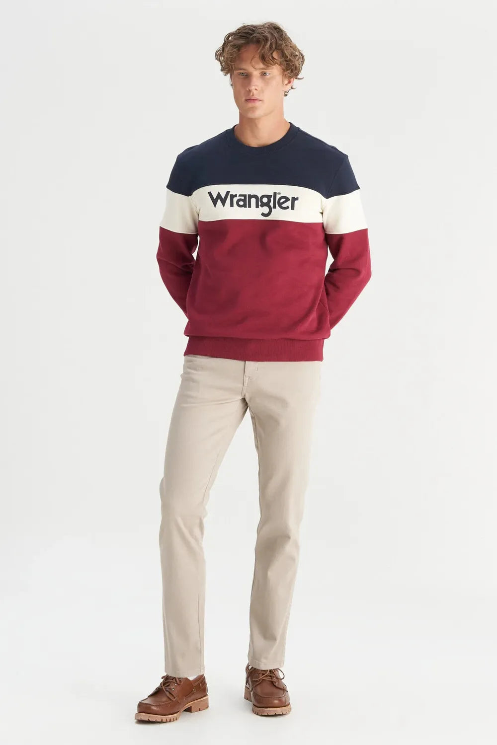 WRANGLER Erkek Petrol Mavisi Sweatshirt W242284