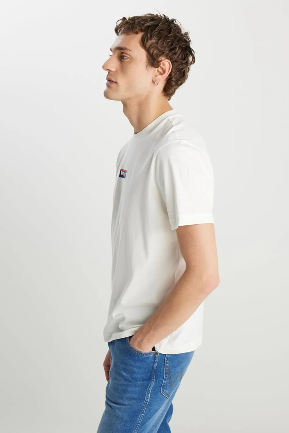 WRANGLER Erkek Beyaz Tişört W2510527