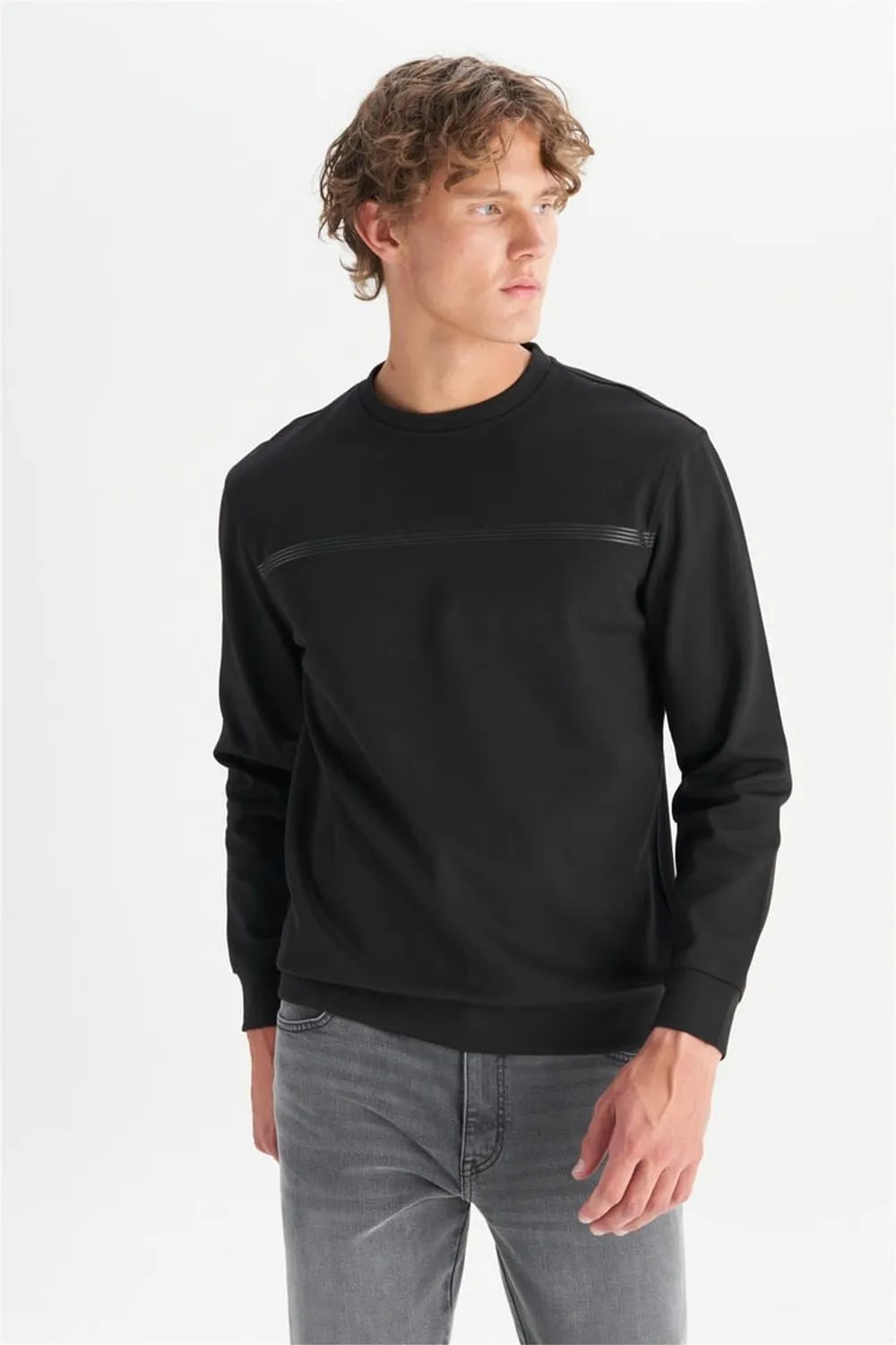 WRANGLER Erkek Siyah Sweatshirt W2520534