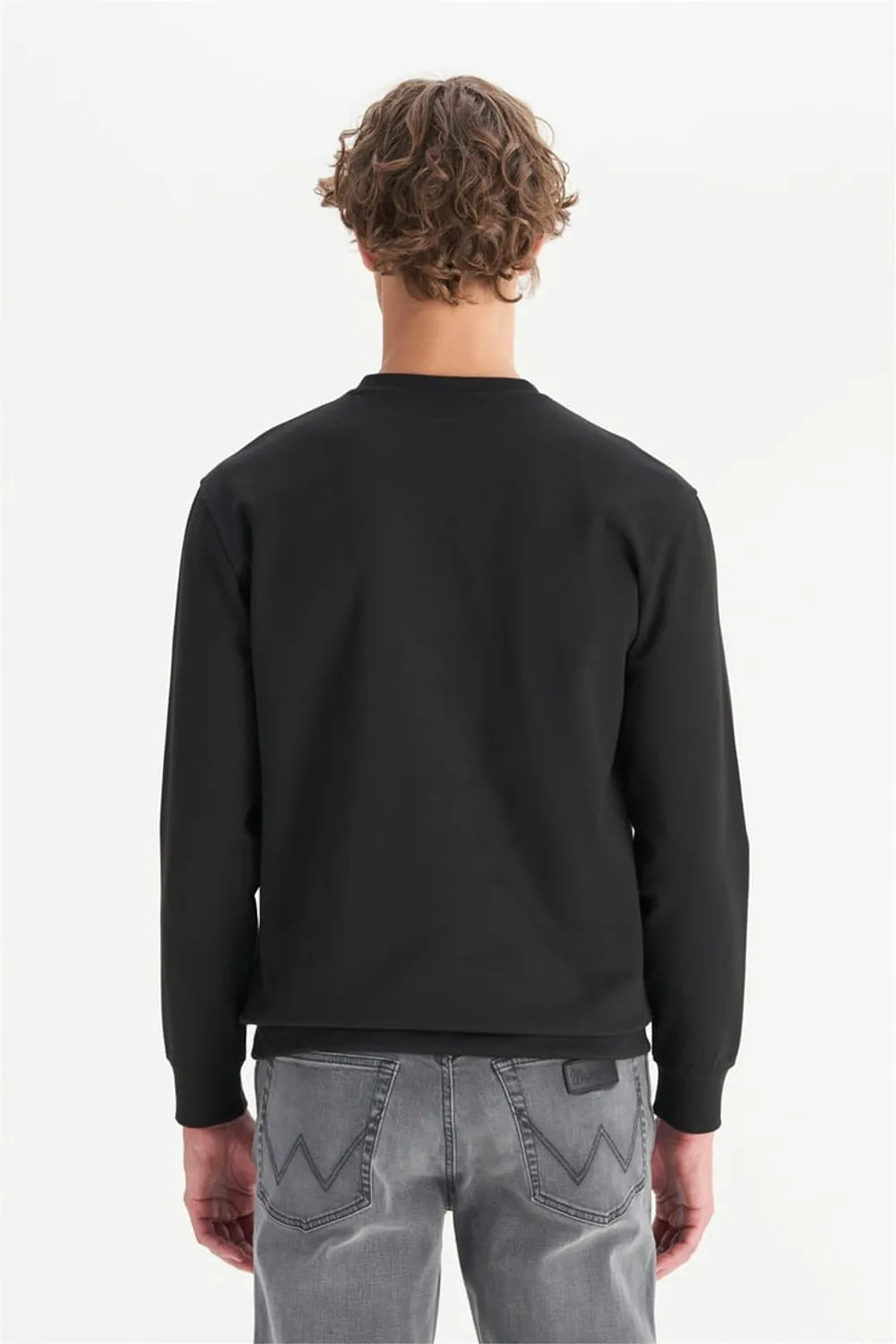 WRANGLER Erkek Siyah Sweatshirt W2520534