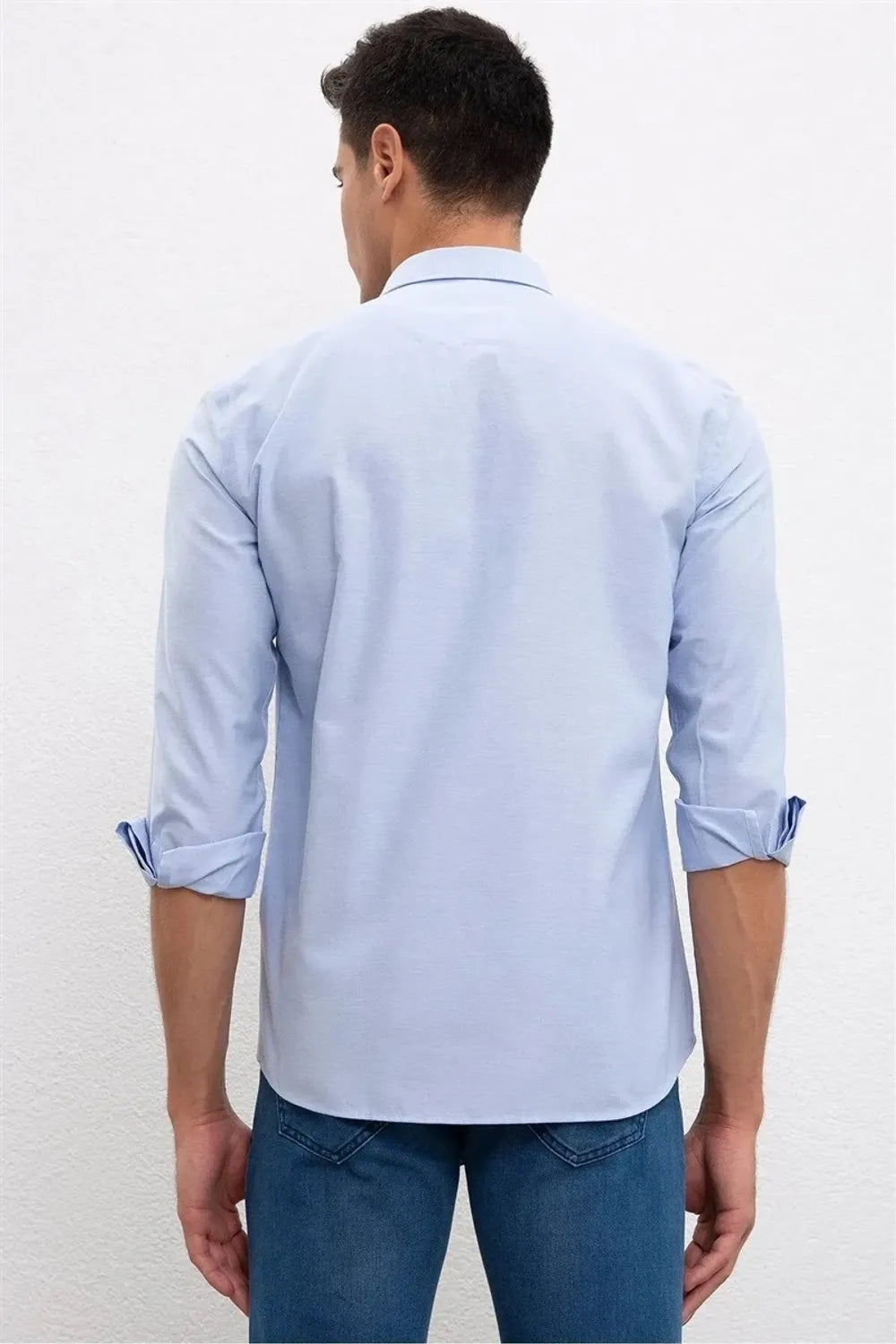 U.s.Polo Assn. Erkek Açık Mavi Dokuma Gömlek G081GL004