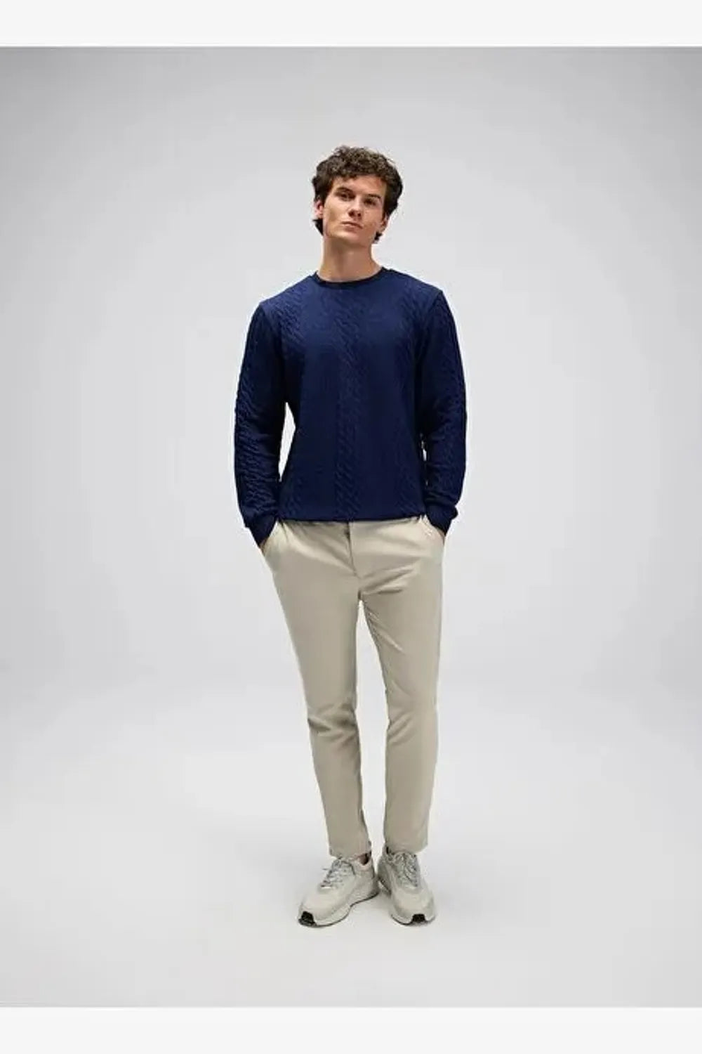 Ellesse Erkek Lacivert Sweatshirt EM623-NV