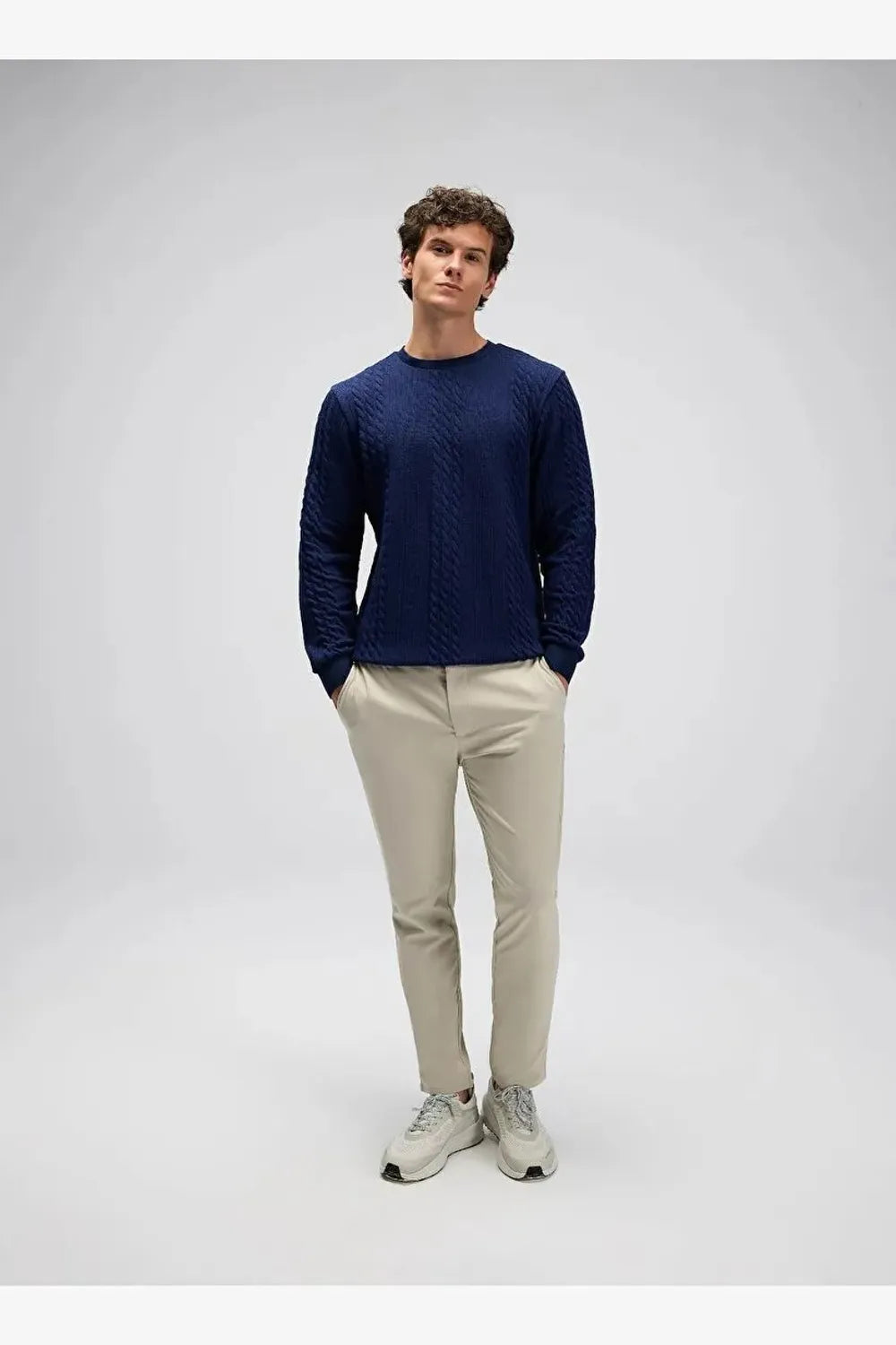 Ellesse Erkek Lacivert Sweatshirt EM623-NV