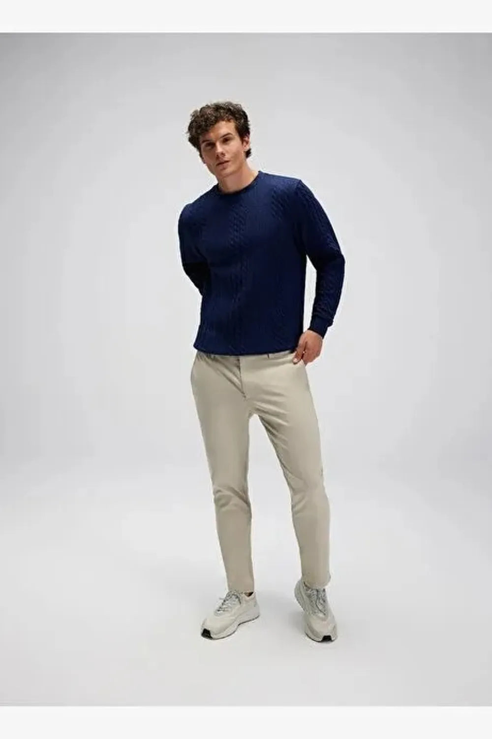 Ellesse Erkek Lacivert Sweatshirt EM623-NV