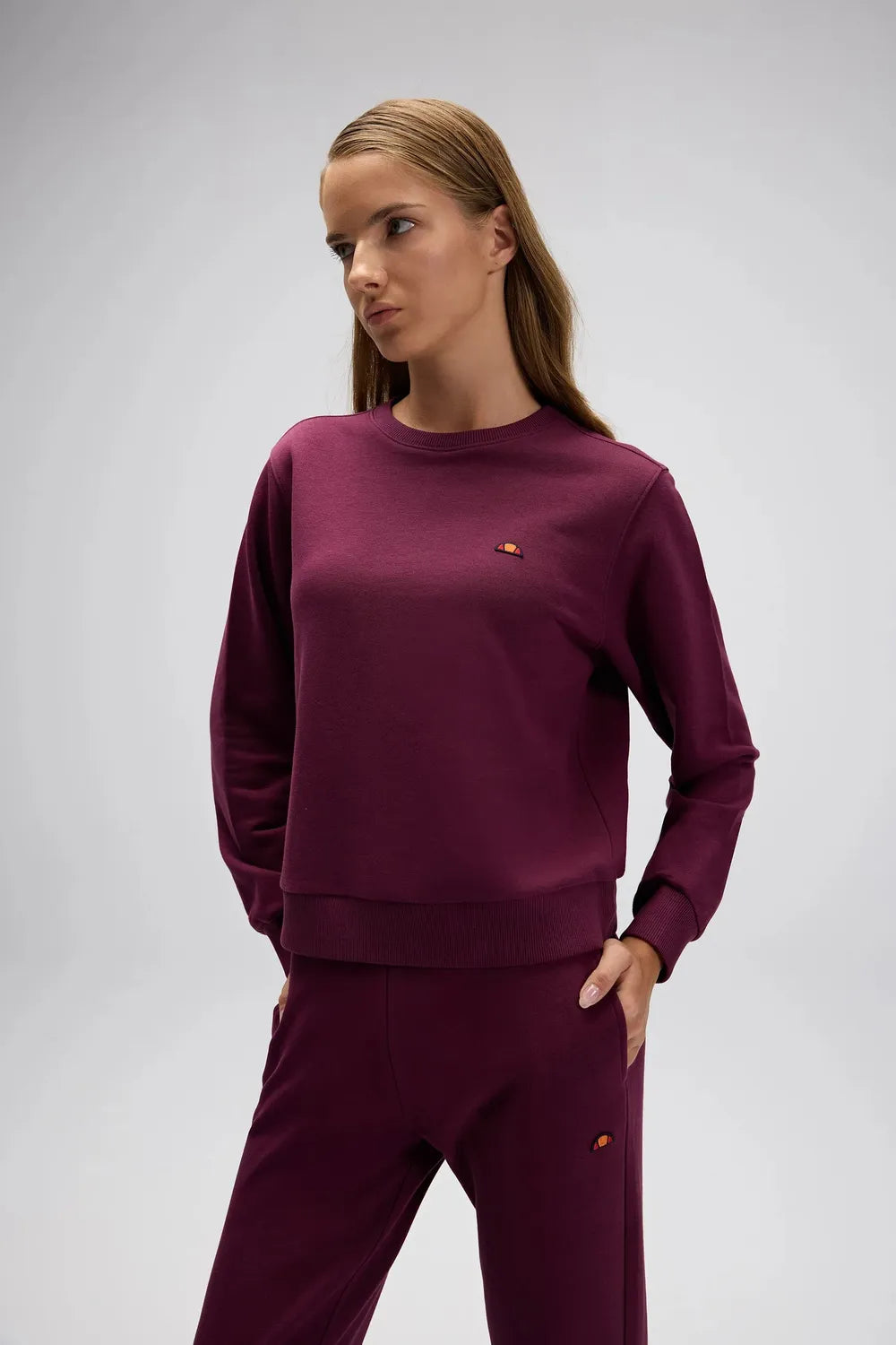 Ellesse Kadın Şarap Kırmızısı Sweatshirt EF553-BRD