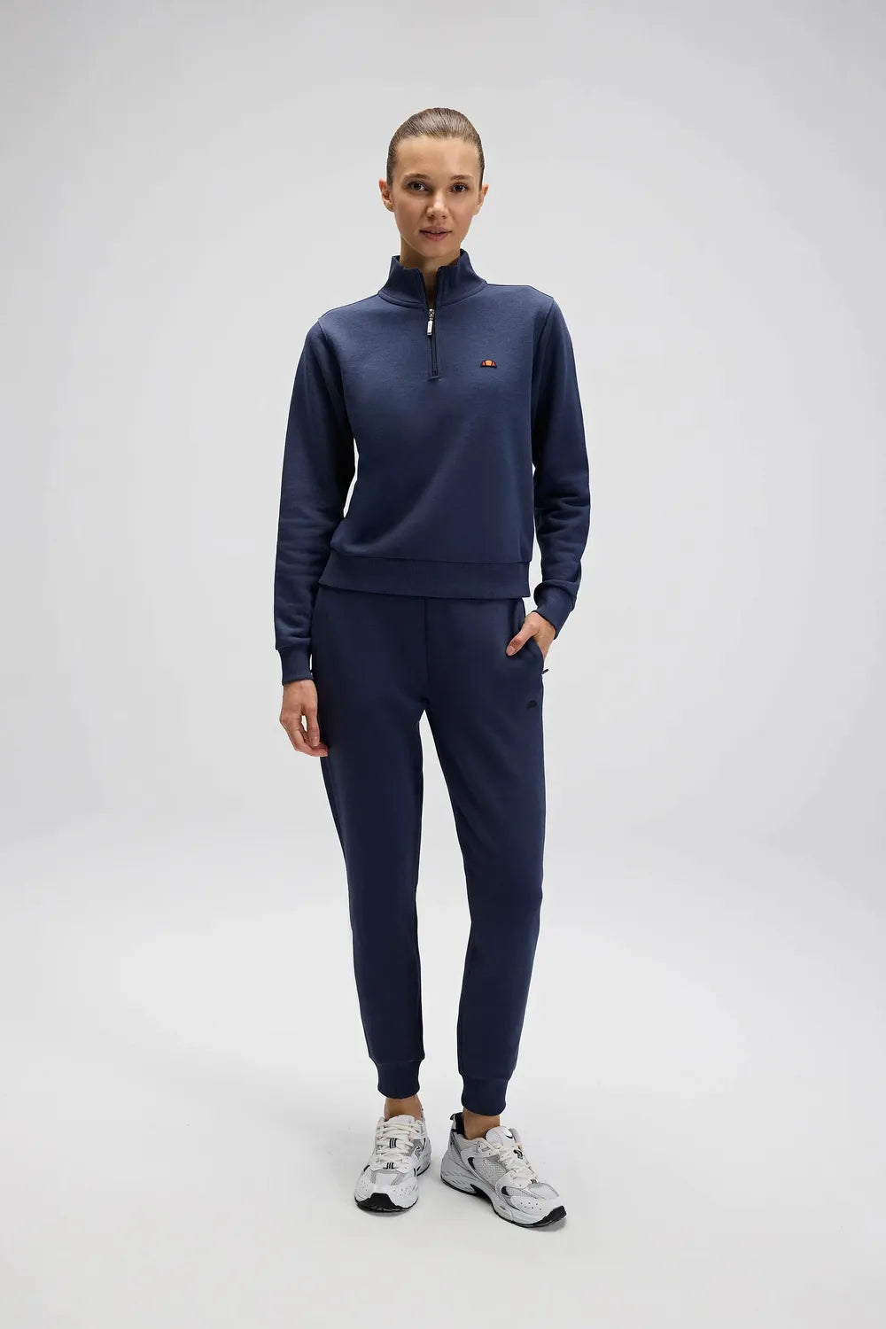 Ellesse Kadın Lacivert Yarım Fermuarlı Sweat EF557-NV