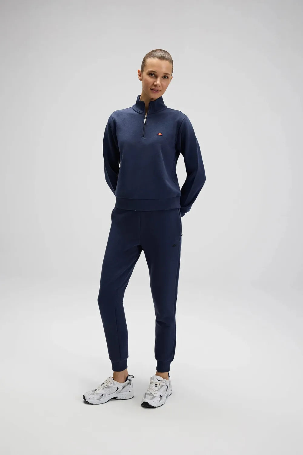 Ellesse Kadın Lacivert Yarım Fermuarlı Sweat EF557-NV