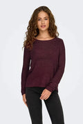 ONLY Kadın Bordo Kazak 15113356