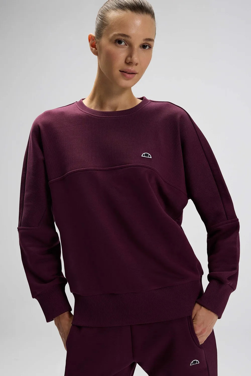 Ellesse Kadın Şarap Kırmızısı Sweatshirt EF567-BRD