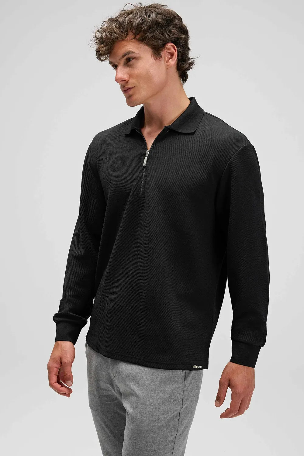 Ellesse Erkek Siyah Sweatshirt EM601-BK