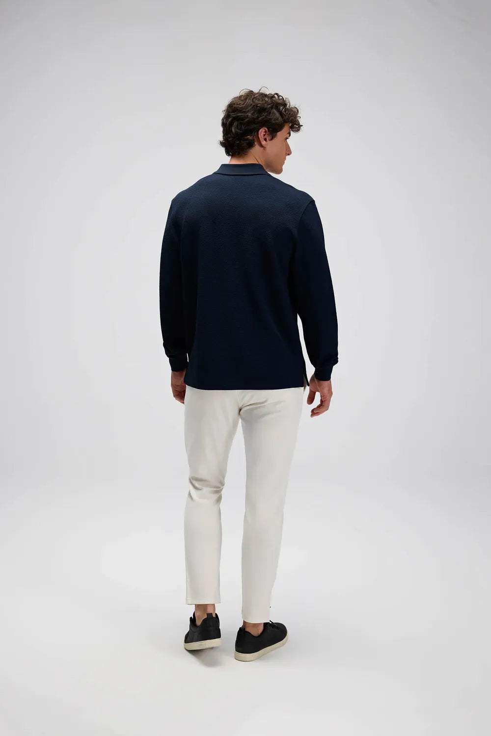 Ellesse Erkek Lacivert Polo Sweatshirt EM601-NV