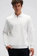 Ellesse Erkek Bej Polo Sweatshirt EM602-BG