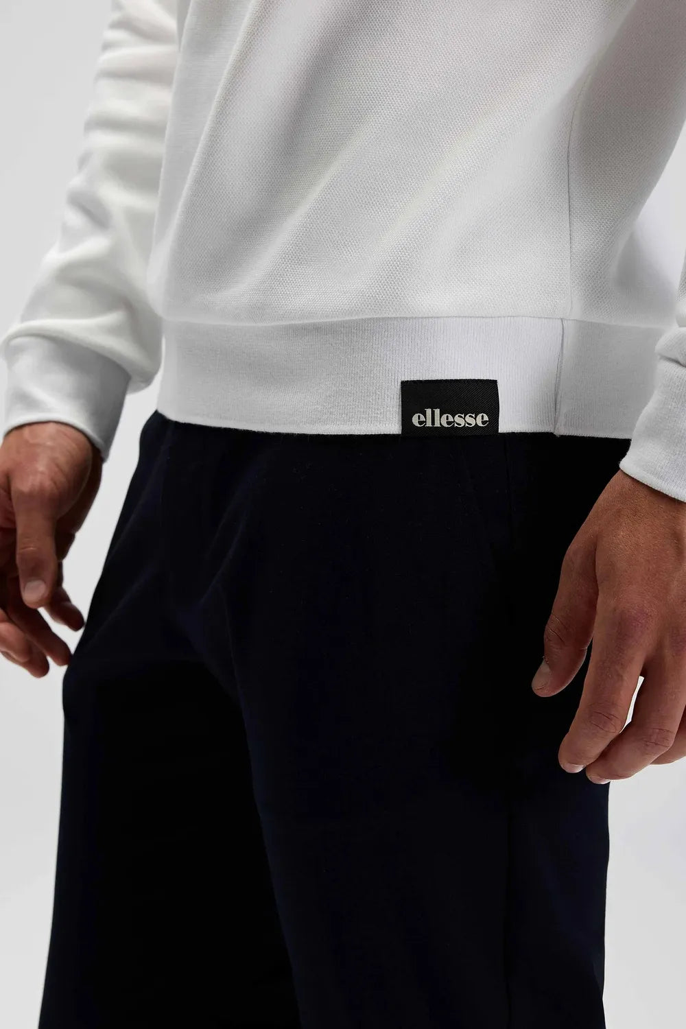 Ellesse Erkek Bej Polo Sweatshirt EM602-BG