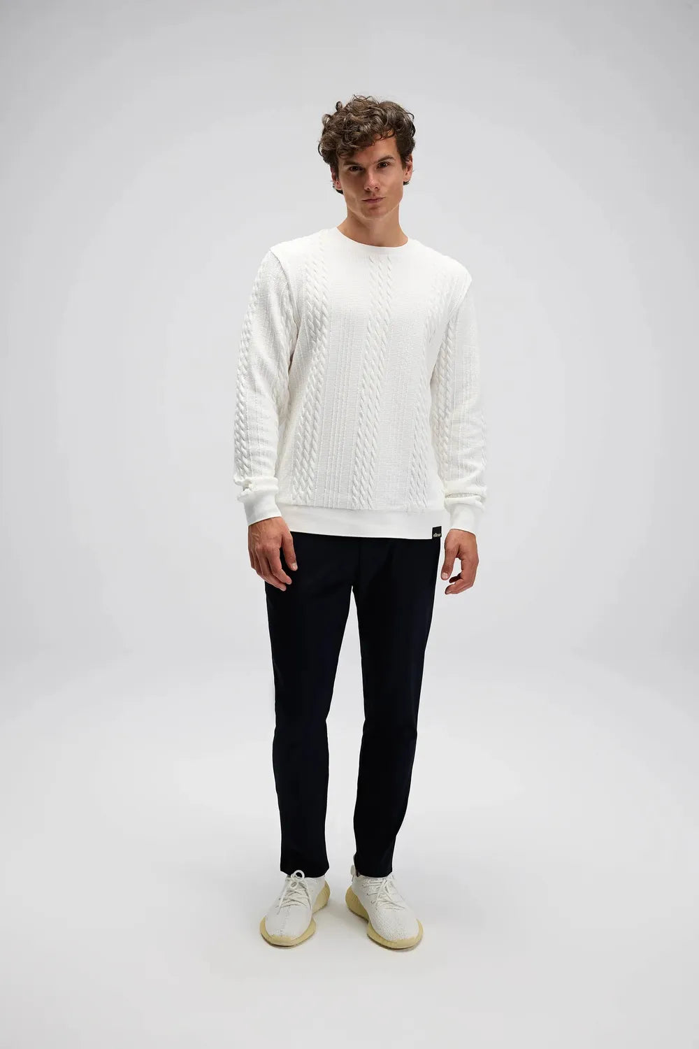 Ellesse Erkek Beyaz Sweatshirt EM623-OF