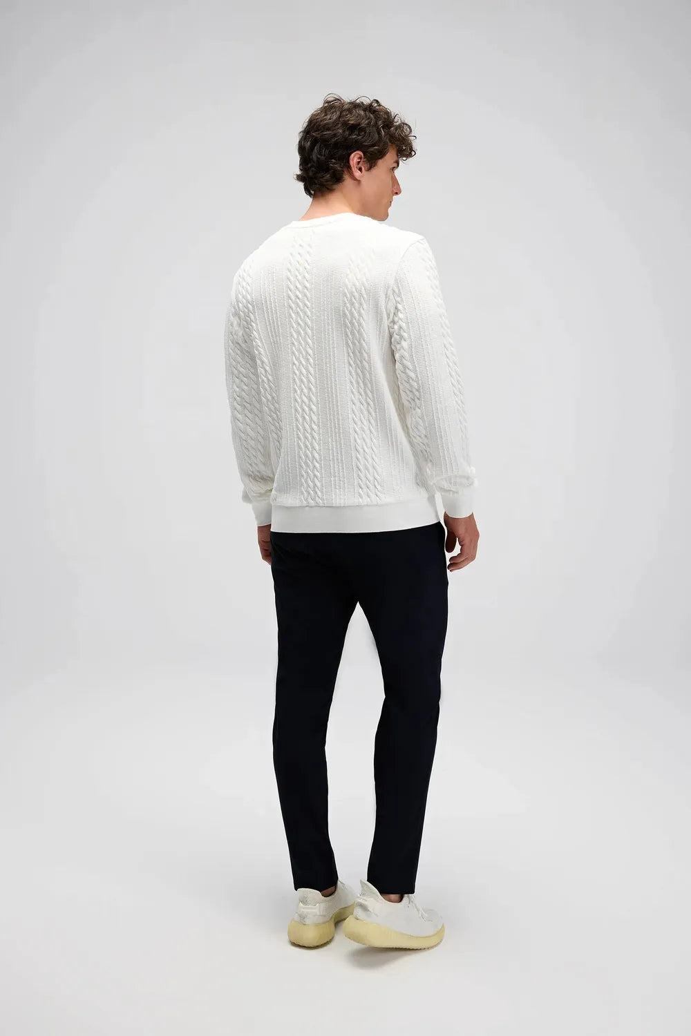 Ellesse Erkek Beyaz Sweatshirt EM623-OF