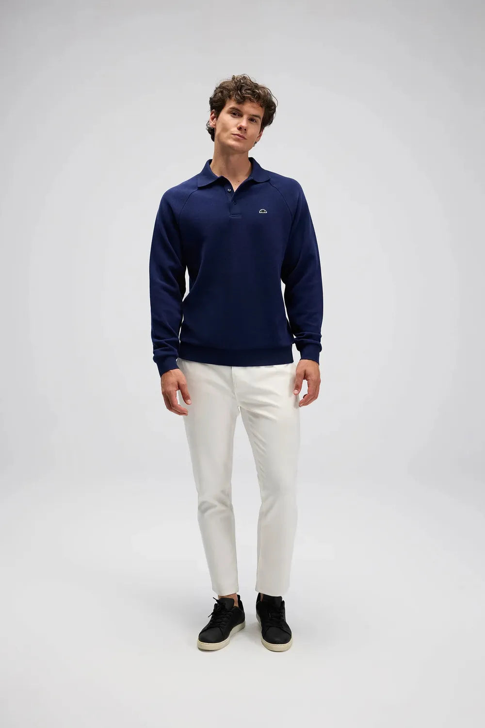 Ellesse Erkek Lacivert Polo Sweatshirt EM633-NV