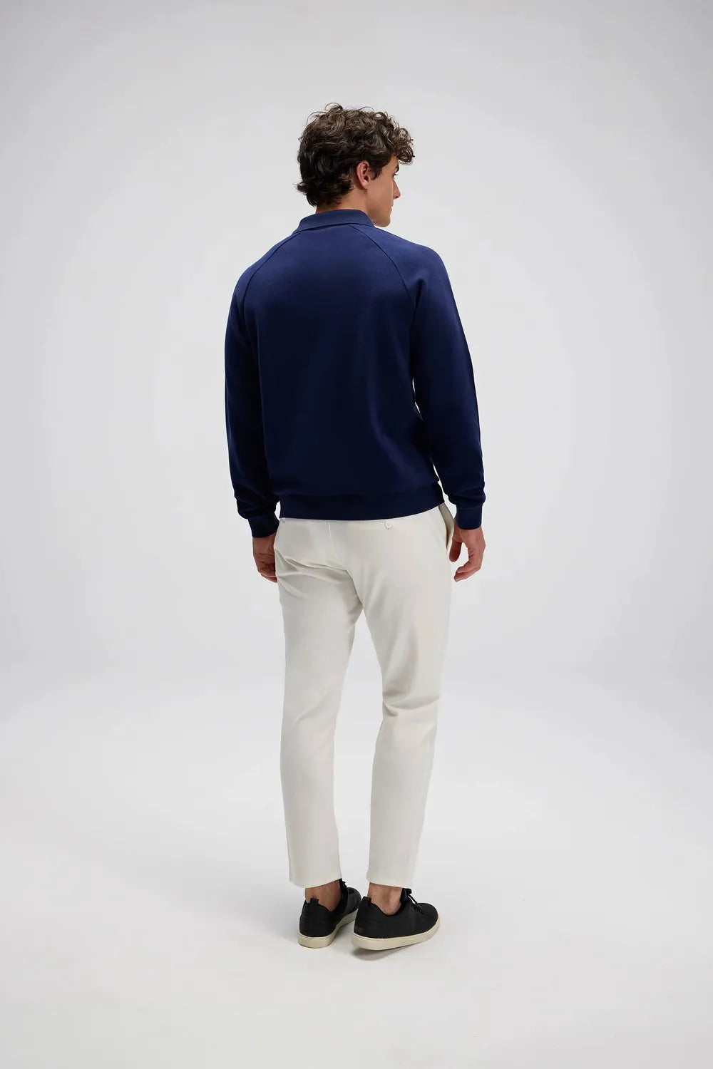 Ellesse Erkek Lacivert Polo Sweatshirt EM633-NV