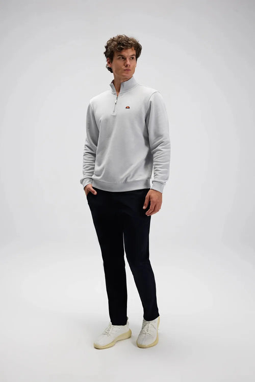 Ellesse Erkek Gri Yarım Fermuarlı Sweat EM580-GI