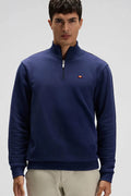 Ellesse Erkek Lacivert Yarım Fermuarlı Sweat EM580-NV