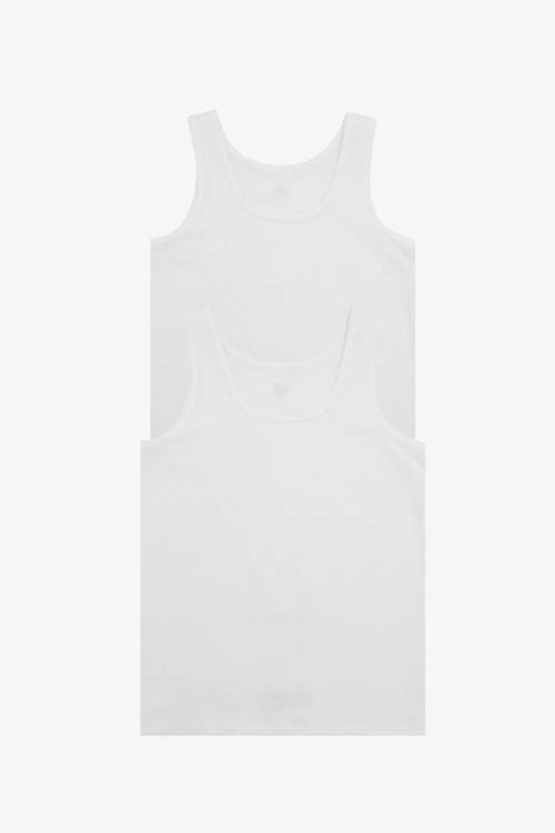 Blackspade Erkek Çocuk 2'li Paket Lacivert Beyaz Atlet 9396L