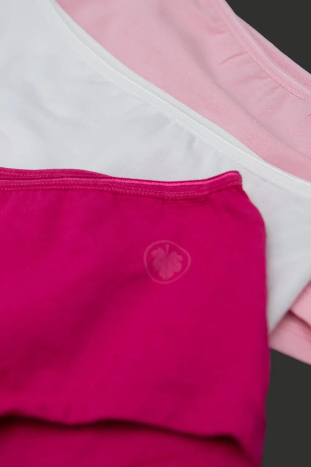 Blackspade Kız Çocuk 3'lü Paket Fuşya Pembe Beyaz Boxer 1295P