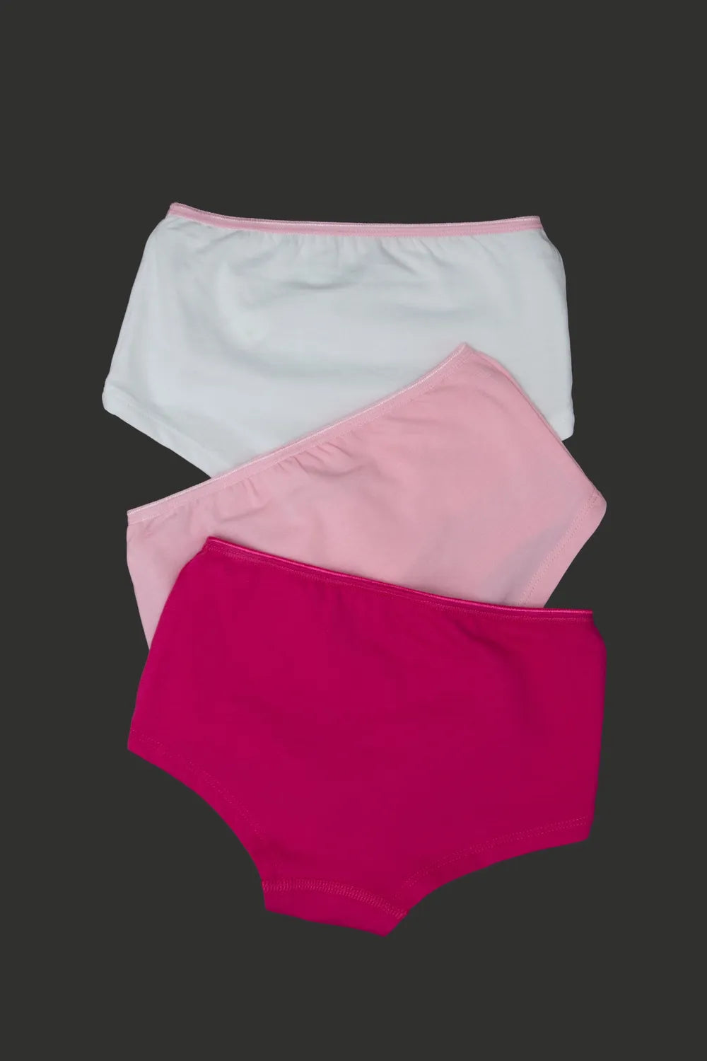 Blackspade Kız Çocuk Fuşya Pembe Beyaz Külot 1294P