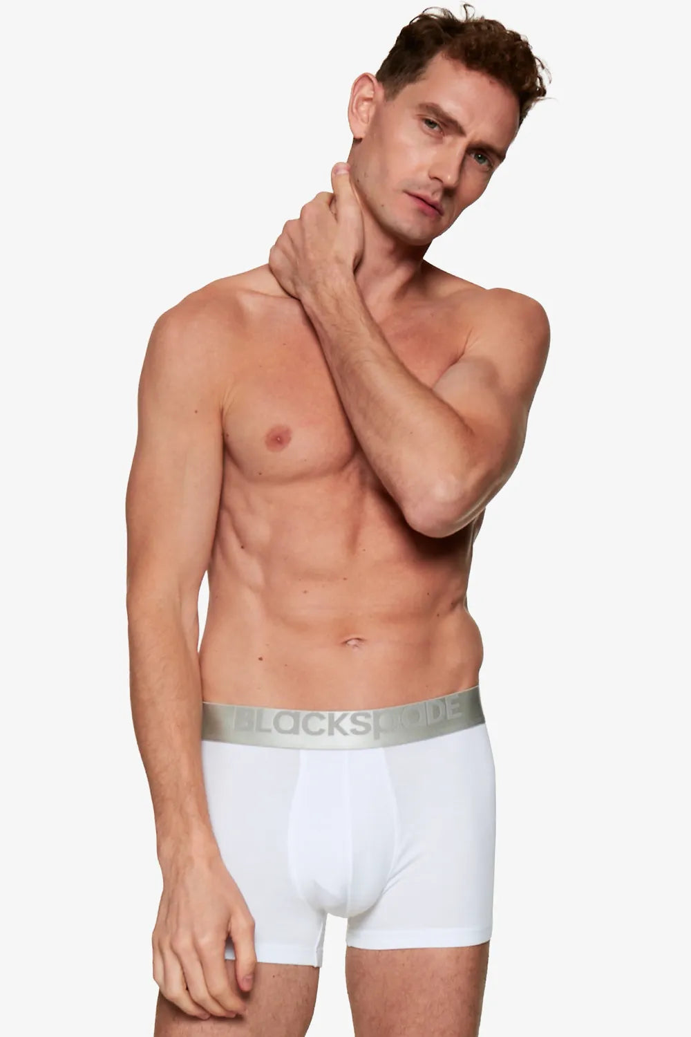 Blackspade Erkek Modal Elastan Beyaz Boxer 9302B