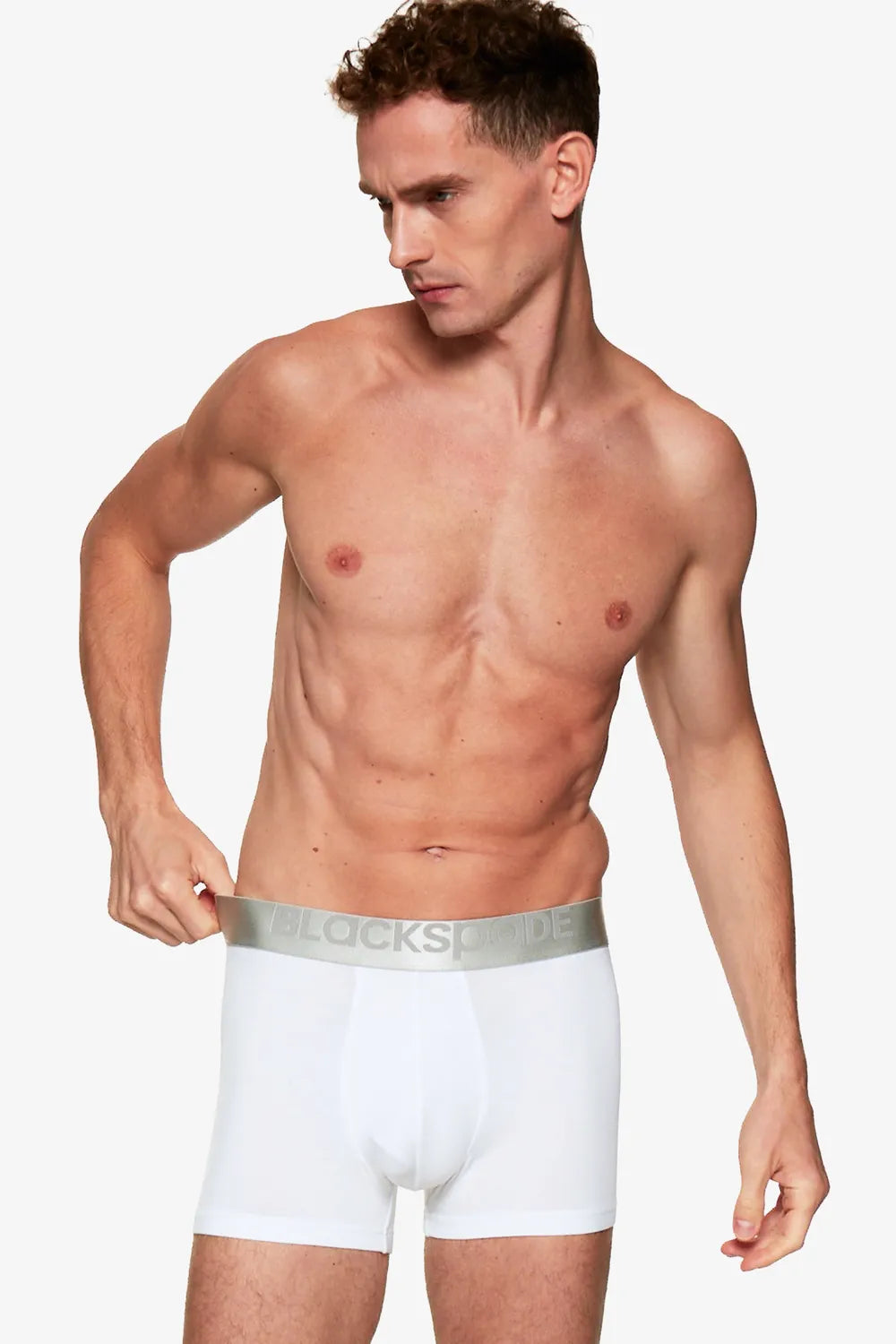 Blackspade Erkek Modal Elastan Beyaz Boxer 9302B