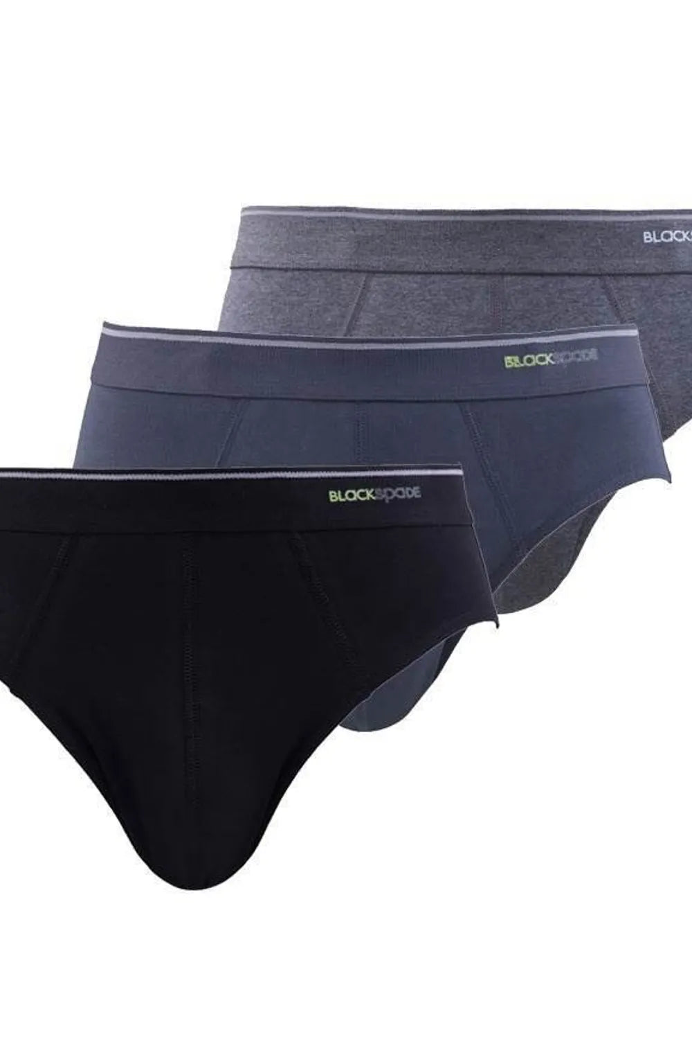 Blackspade Erkek 3'lü Tender Cotton Siyah Antra Melanj Antrasit Slip Külot 9672YSAMA