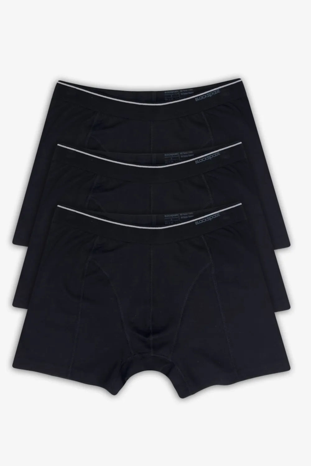 Blackspade Erkek 3'lü Tender Cotton Siyah Boxer 9673YS